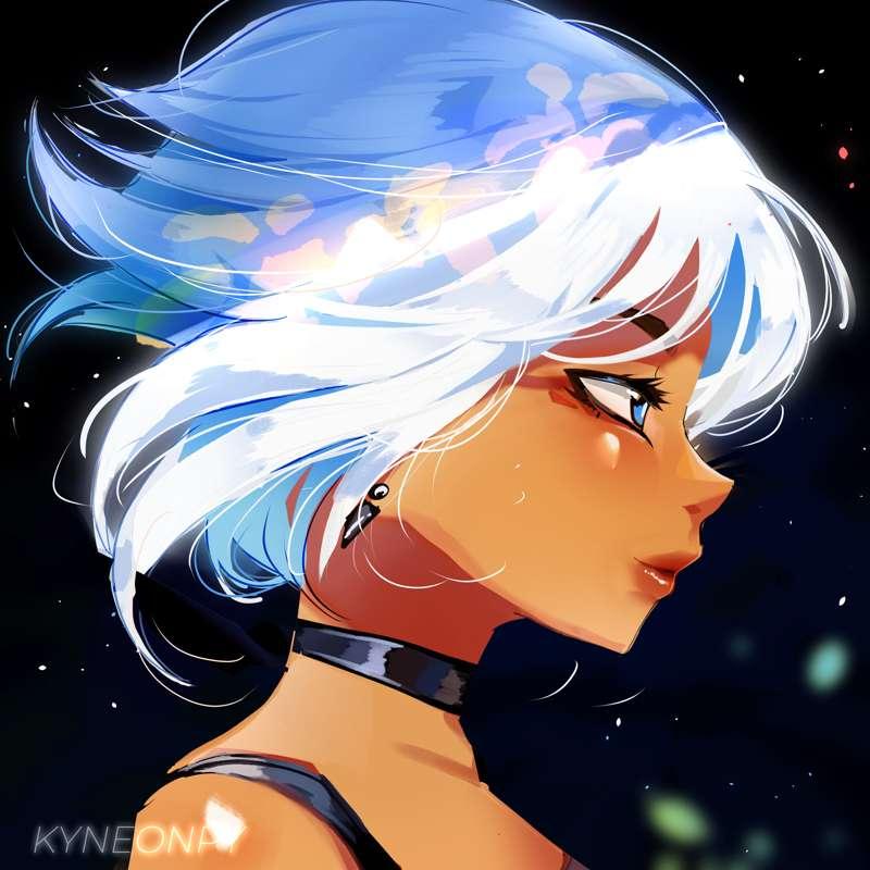 Hair Study - Painting