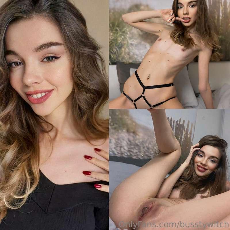 Wow🥵
 @victoria_skinny This hot brunette has such a tight pu..