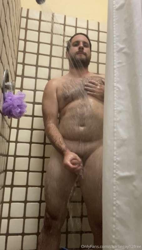 Camping shower jerk 🚿 🍆 💦