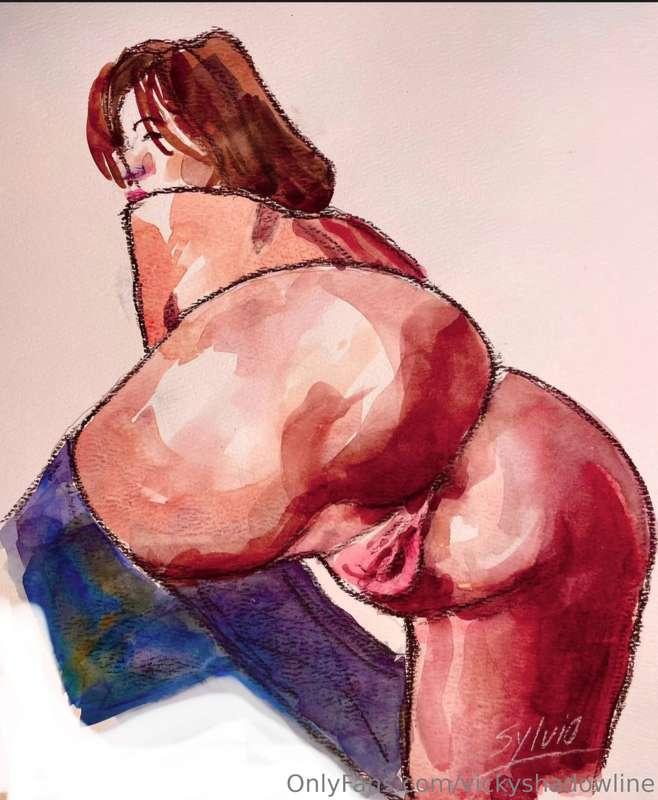I've always wanted to be painted. I was approached to pose f..