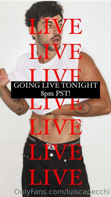 TONIGHT! 8PM