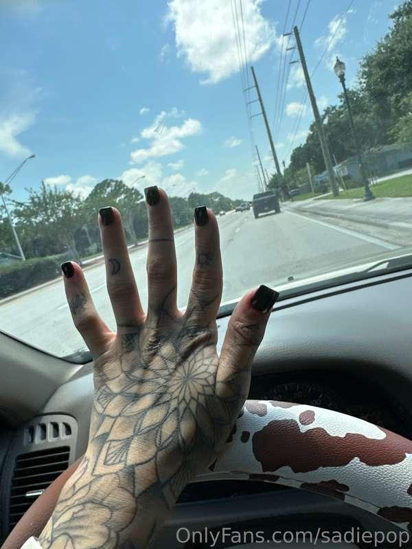 Nails done don’t judge my fucked yup fingers