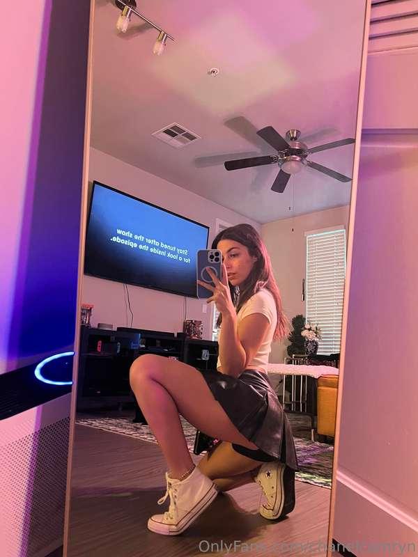 I don’t wear much to bed… just your cum and a smile. 🥰💦