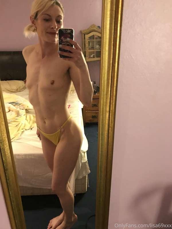 Sexy yellow thong.. call me mellow yellow 😉