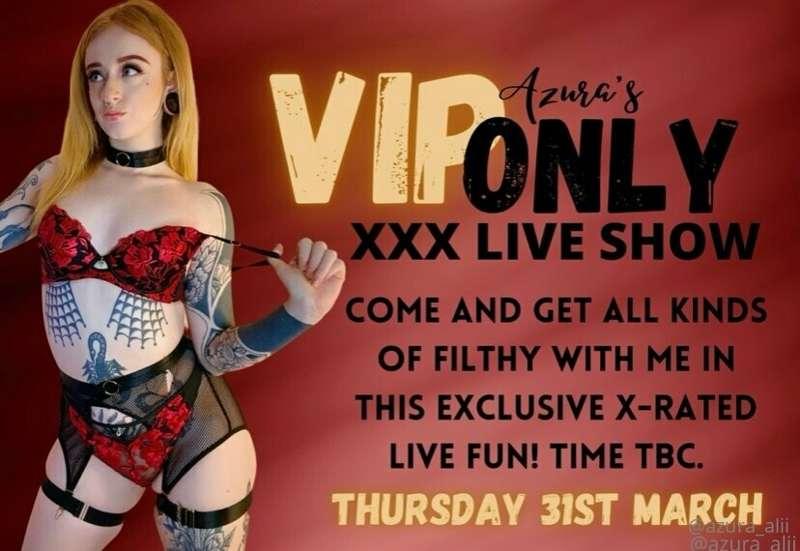 DID YOU SEE?! 🤯🤯

I’m going LIVE on the 31st March! 😍😍 I hop..