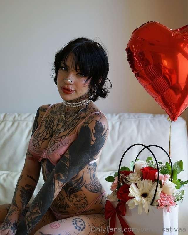 Are you taking the flowers or me?