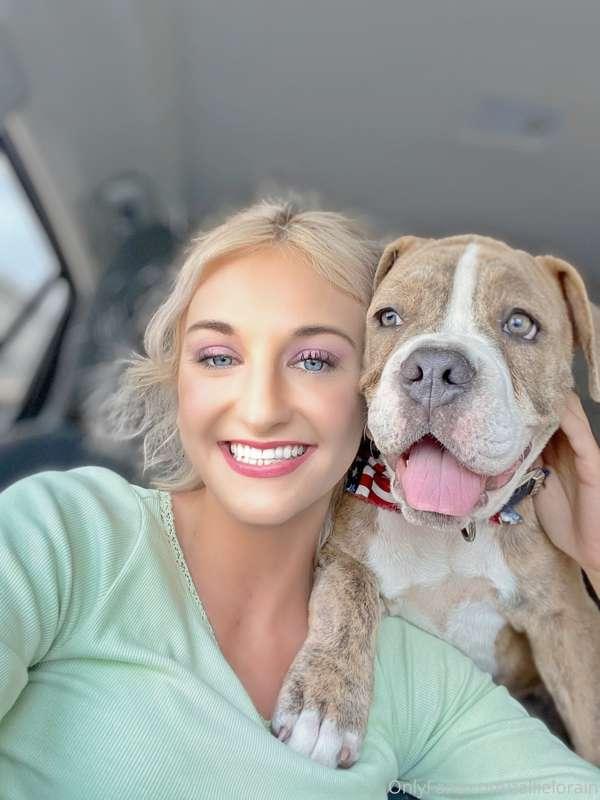 Me and my pup Murphie 😘