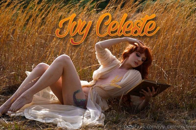 Beautiful Maiden reading in the straw set, artistic full nud..