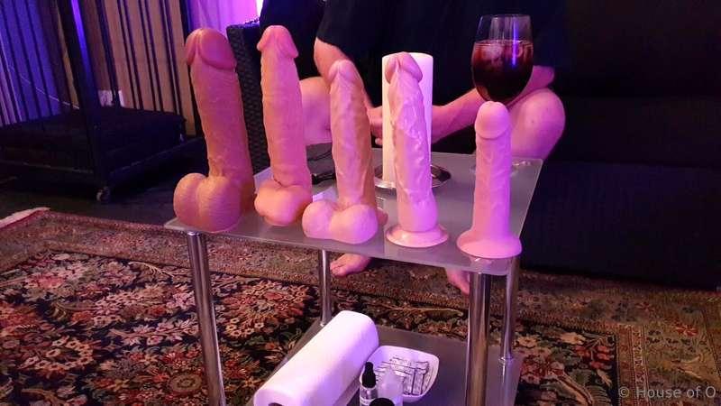 *** Dildo Challenge *** Der neue Fick Stuhl musste getestet ..