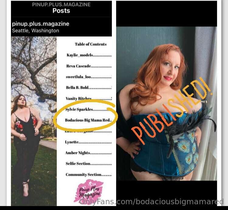 Your favorite Big Mama was published again in the Pinup Plus..