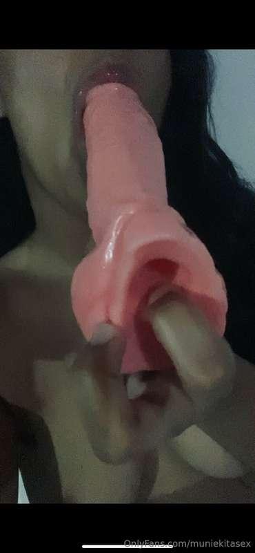 Would you like to see me lick your cock like that baby?