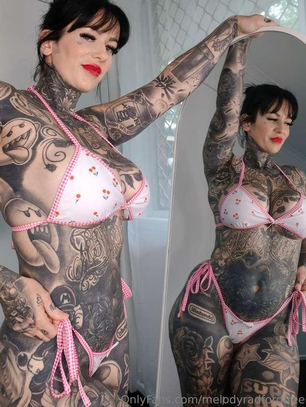 Micro bikini try on 😍 lucky you seeing behind the scenes of ..