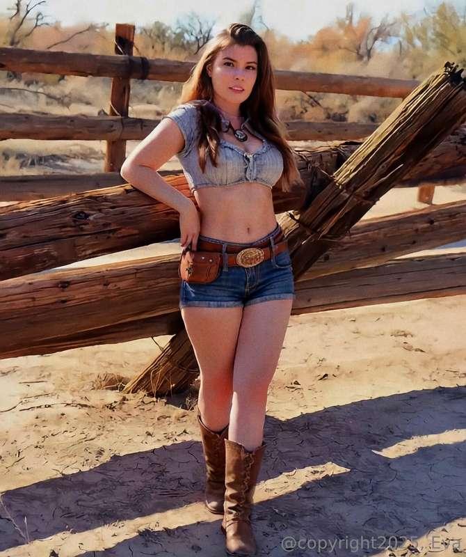 Cowgirl style?