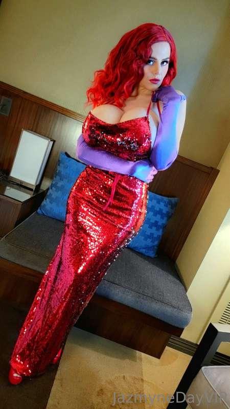 If you haven’t seen how naughty I get in my Jessica Rabbit c..