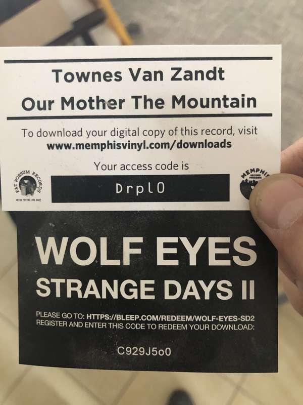 Two download codes for good albums