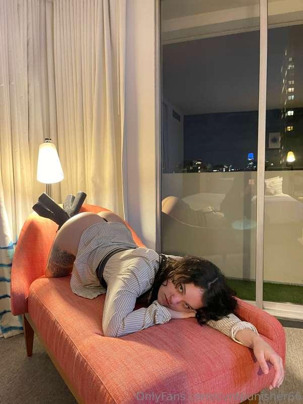 In the hotel room waiting for you ❤️‍🔥