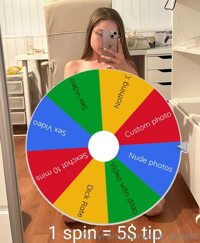 Add a $5 tip and spin 😌