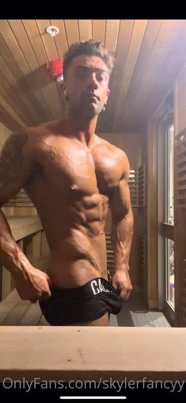 Join me in the sauna if you dare
