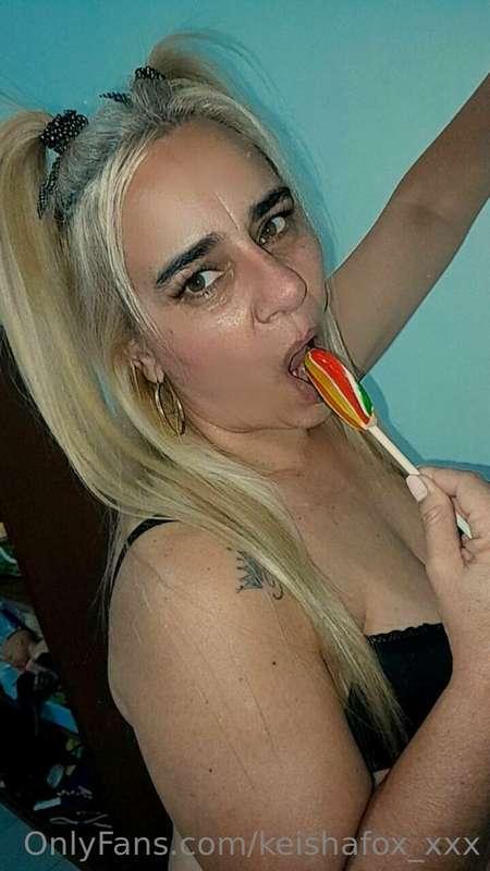 If it were your cock instead of the candy, it would be very ..