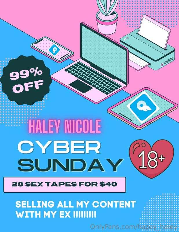 💝💝 Cyber Sunday!! 💝💝20 full length sex tapes for $40!! 💦