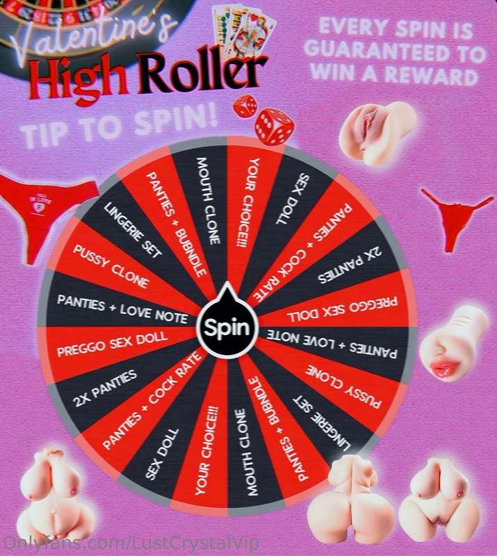 💖 𝗛𝗜𝗚𝗛 𝗥𝗢𝗟𝗟𝗘𝗥 - Wheel of Fortune 💘🎲I made a brand new Valent..