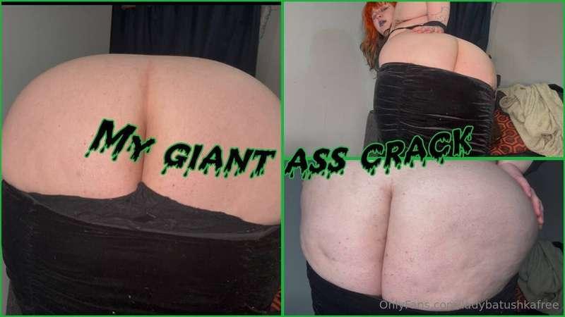 MY GIANT ASS CRACKTeasing and winding you up with my giant a..