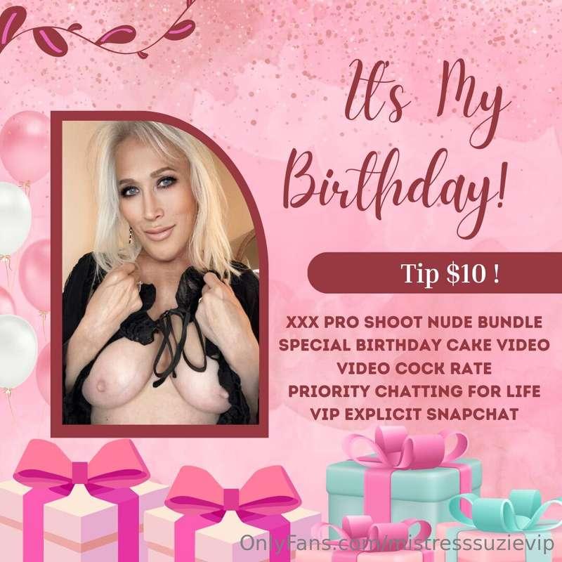 ## It's my Birthday!!! 🎂  I'd love to celebrate with you! If..