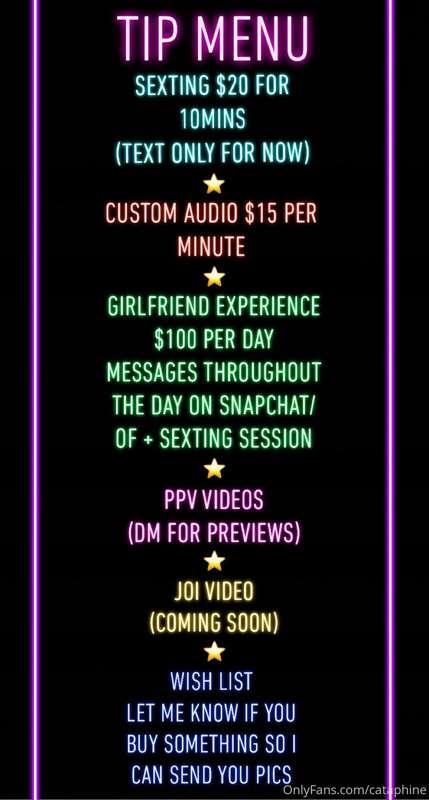 ⭐️ Tip Menu ⭐️

Heyy 💜 This is my current tip menu for those..
