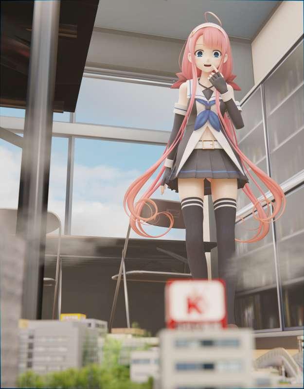 Kawakaze's Disaster (RTX 3080 Re-render)