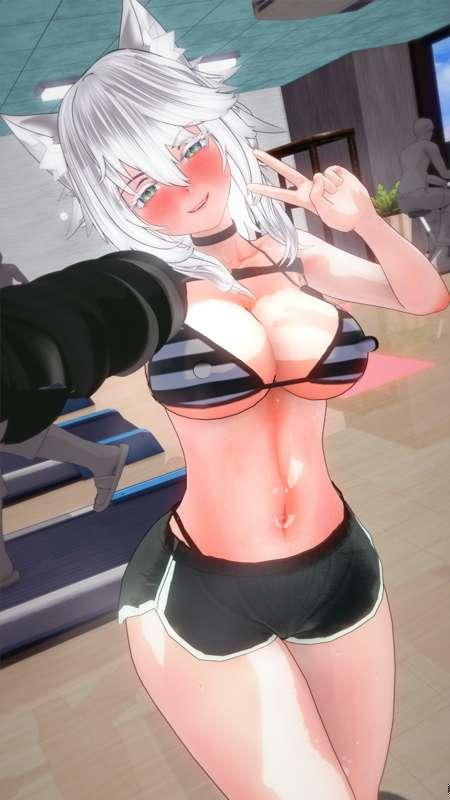 Want me to be ur special trainer at the gym?~