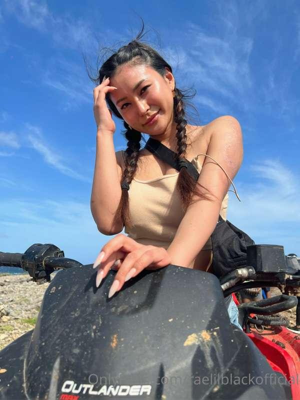 Today I rode an ATV for the first time!!!💖💖
Actually I was t..