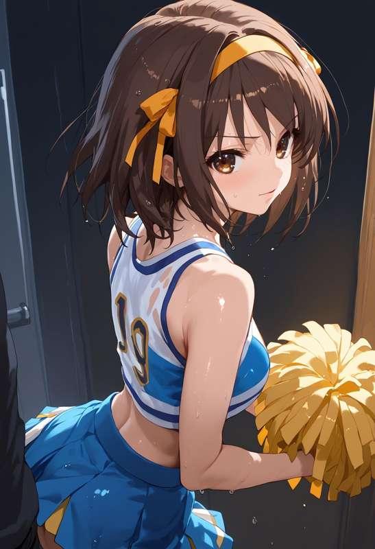 【標準プラン】汗だくSEXにドハマリし、快楽を貪るために8月を永遠に繰り返す涼宮ハルヒ  93枚(zip, pdf有り)