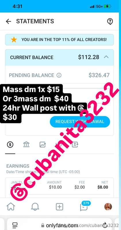 Creators I’m offering Cheap promo!! 1 mass dm $15 3 mass dm ..