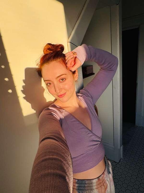 Got back from the gym just in time to catch some sunset rays..