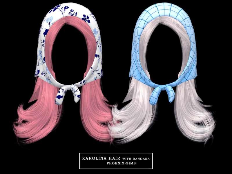 Karolina Hair with Bandana