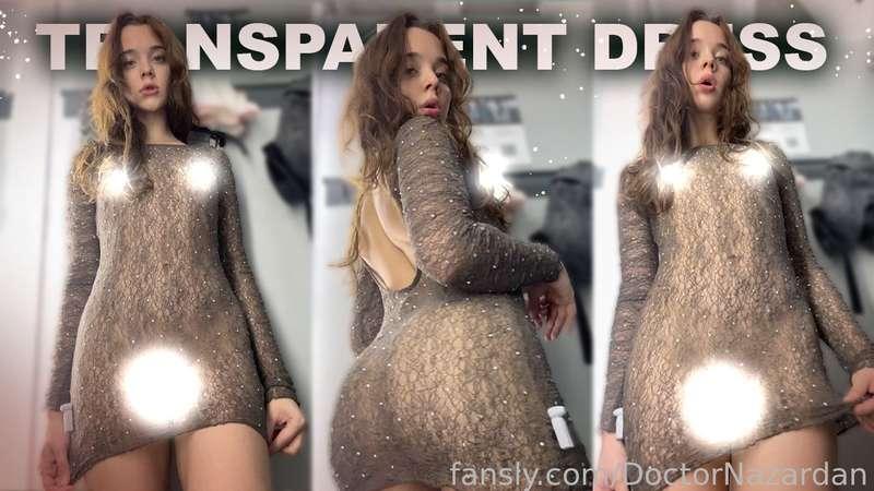 https://youtu.be/cn8rA0ls-To

New video on my YT! Continuing to show off my sweet bits through this see-through dress. Watch and support me by liking and subscribing if you enjoy it &lt;3