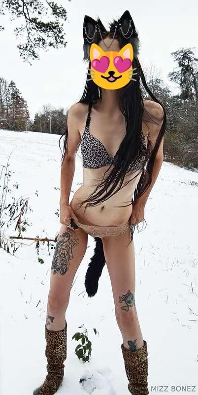 ❄️🐆Snow leopard look! I didn't like my face in these photos ..