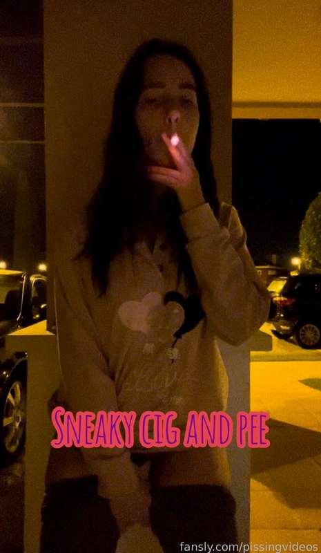 Sneaky night cig and pee

#smoking #pee #peeing #piss #pissing #watersorts 