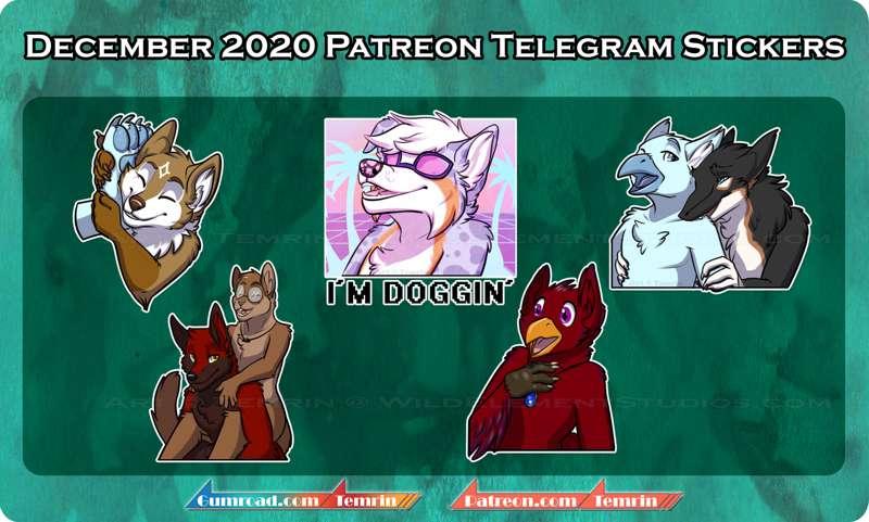 Dec Telegram Stickers (SFW)