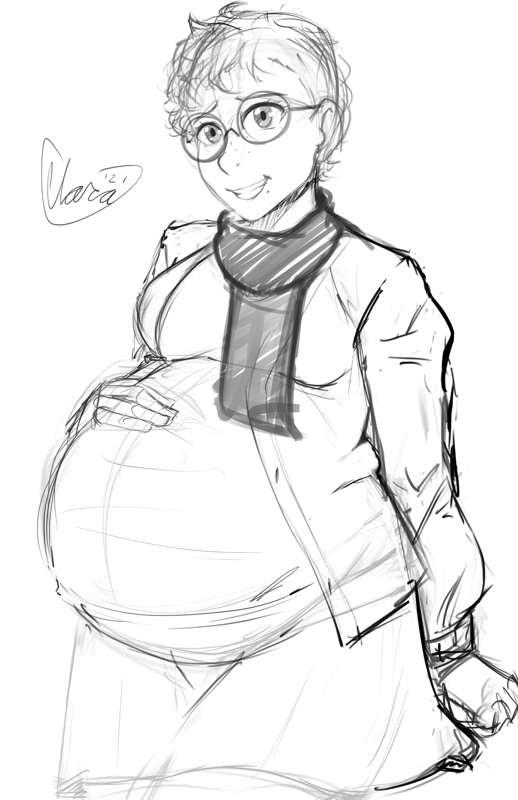 (Sketch) cozy fall clothes!