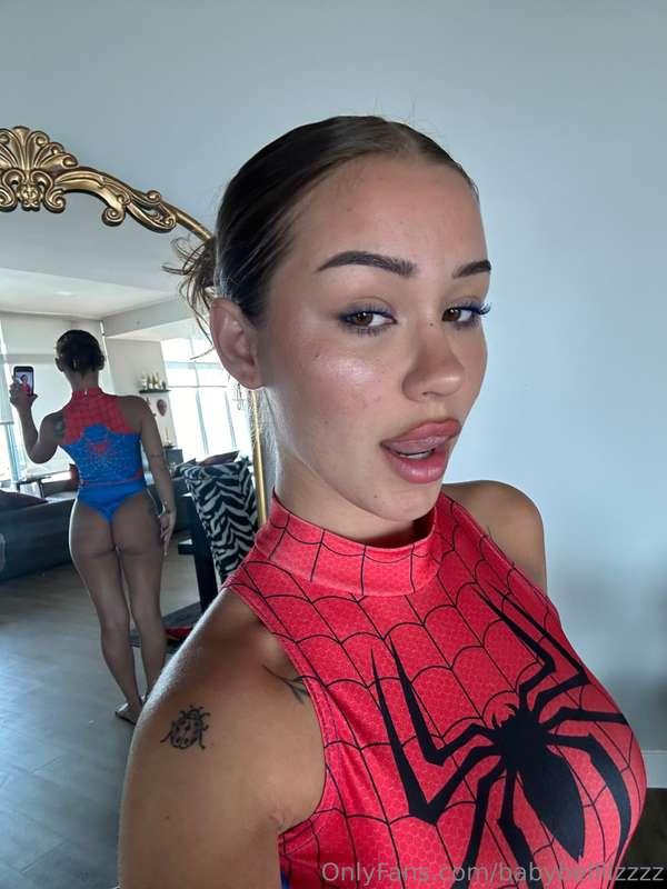 shoot your webs on me?
