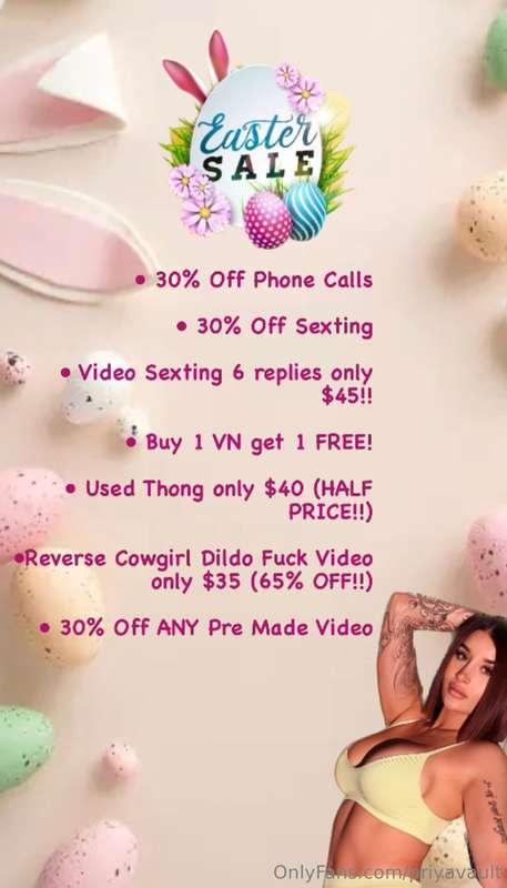 ***EASTER 🐣 OFFERS on @priya_y***  **my biggest offers for a..