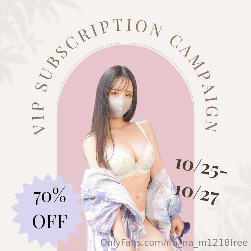 Between 10/25-10/27, I will be holding a....🤗70% OFF first m..