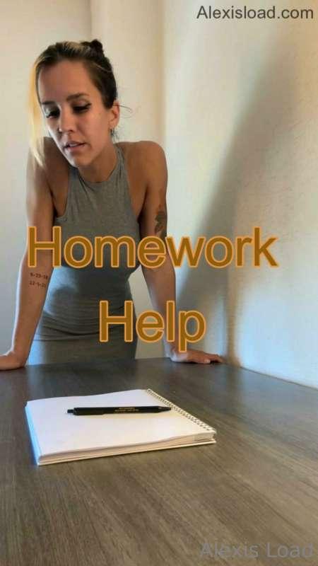 HOMEWORK HELP Draining your huge cock to help you focus. Thi..