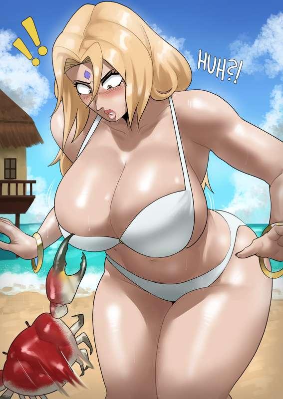 Tsunades Crabby Accident!