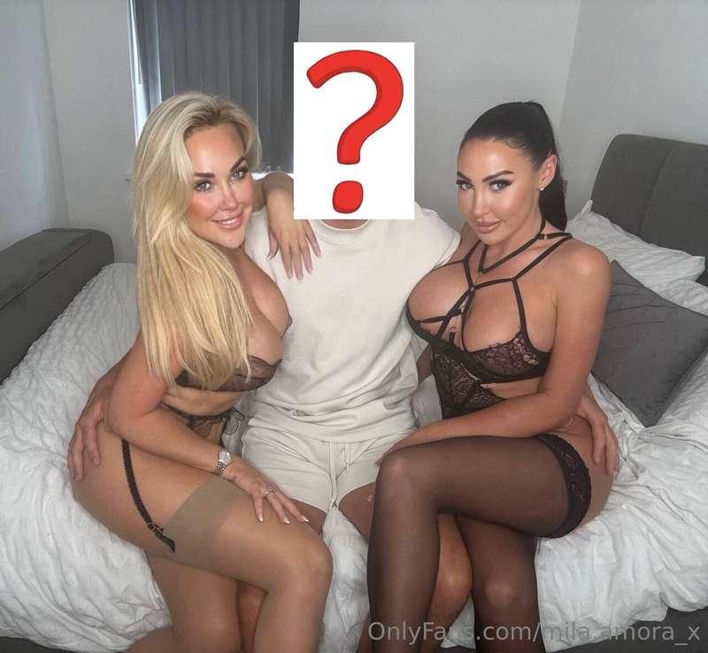 These two slutty wives get a stud to come around and fuck th..