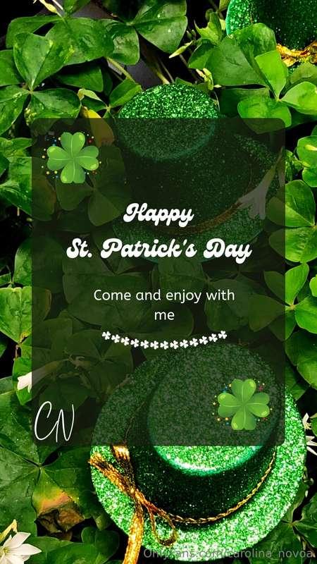 Happy St. Patrick's Day sweetheart 😘❤️🏆