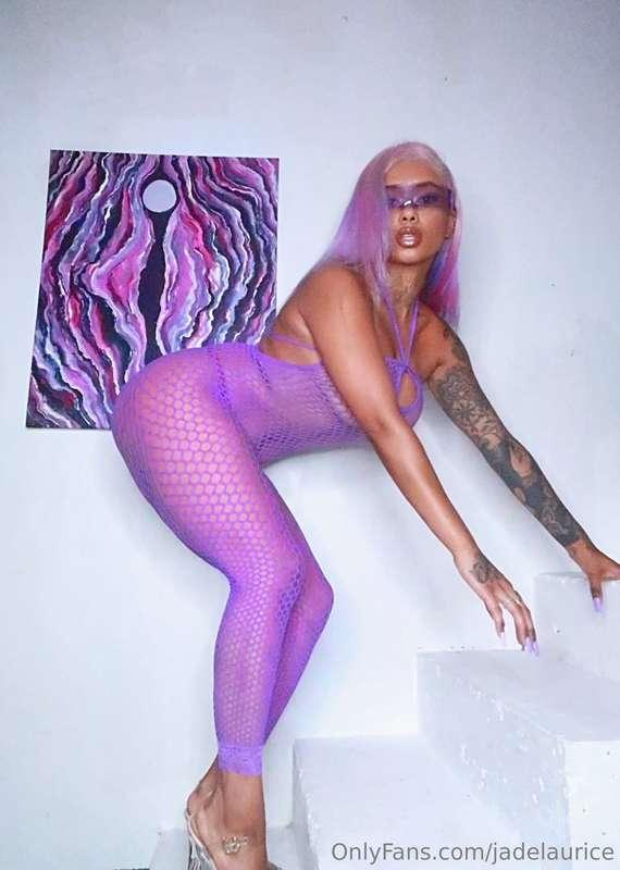 Hot purple collection 💜 .. completely see through mesh stock..