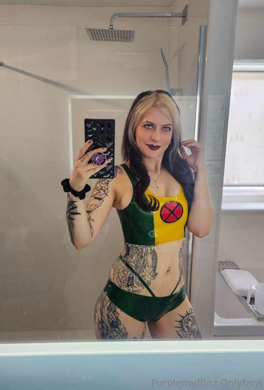 What's under Rogue suit 😏