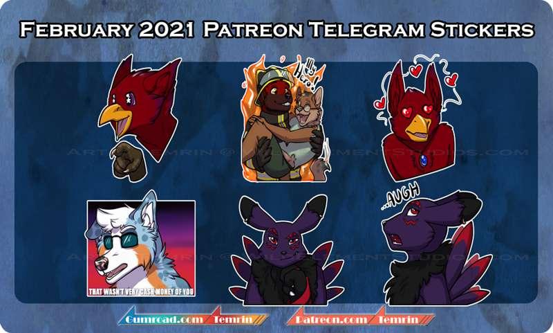 Feb Telegram Sticker Commissions